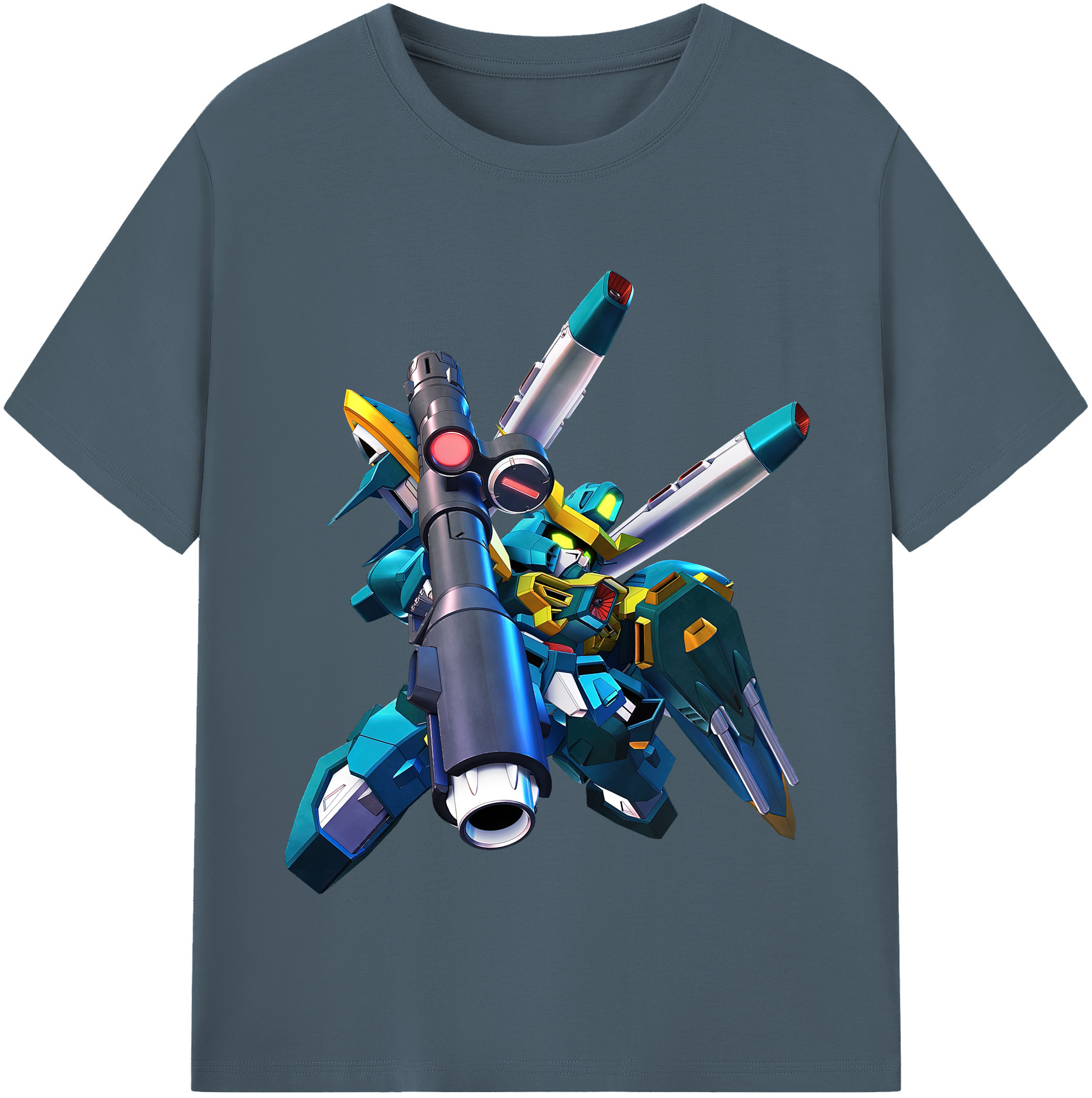 （画像用） 機動戦士ガンダム Mobile Suit Gundam 綿100％半袖Tシャツ（フロントプリント）